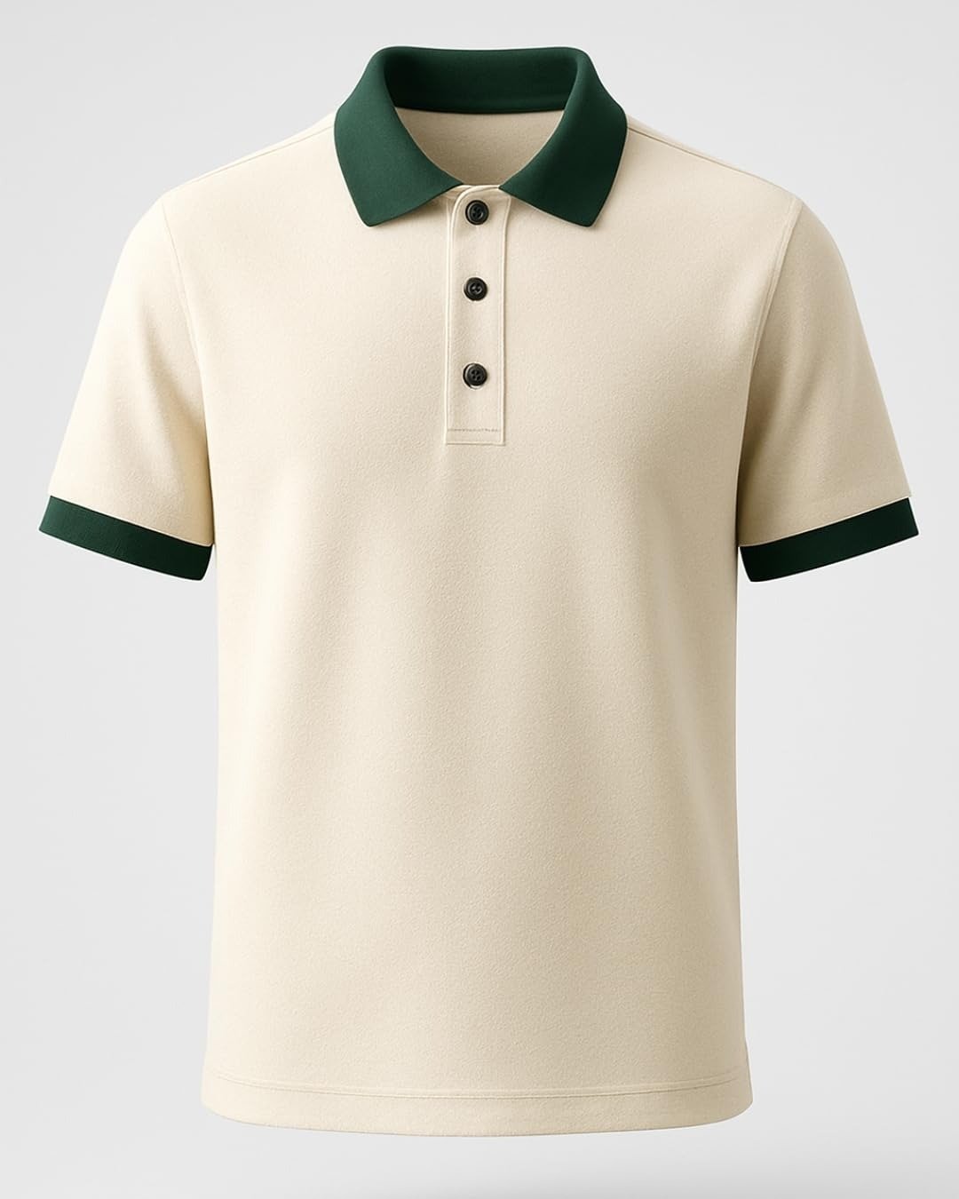 Men’s Cotton Rich Solid Polo Tshirt | Collar Tshirts | Half Sleeves | Plain-Regular Fit